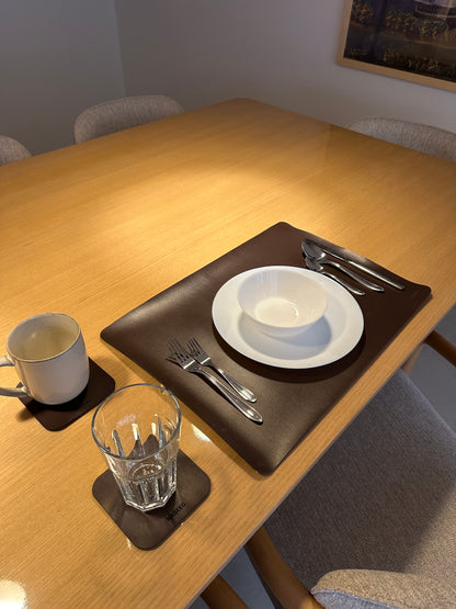 Leather Dining Placemats Set