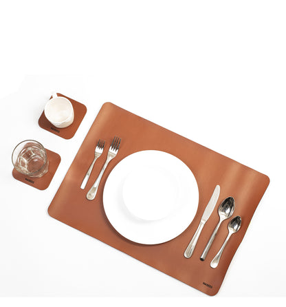 Leather Dining Placemats Set