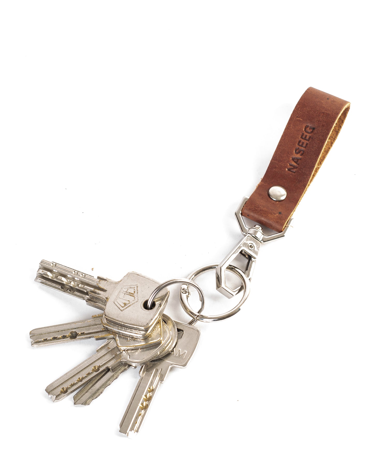 Keeper Genuine Leather Keychain Holder